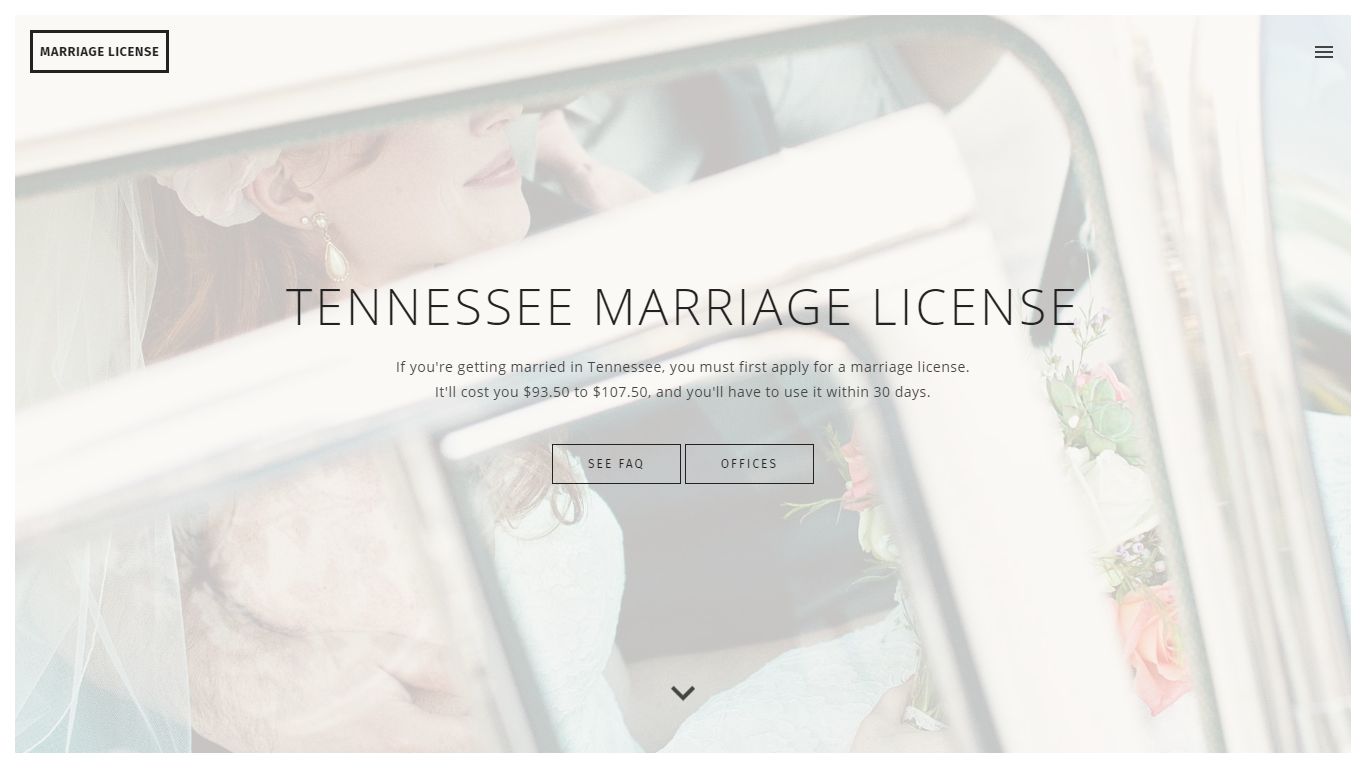 Tennessee Marriage License - How to Get Married in TN